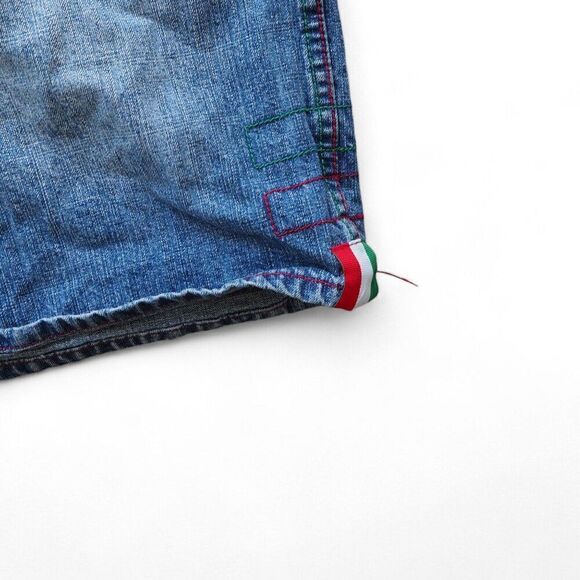 PJ Mark Vintage 90s Y2K Baggy Streetwear Skate Shorts Medium Wash Men's 44 - Picture 9 of 12